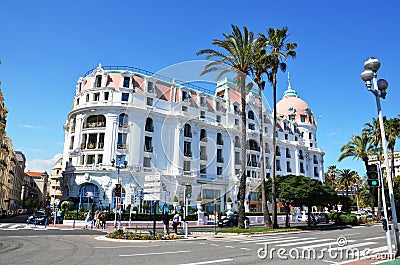 A beautiful view of the city of Nice in France Editorial Stock Photo