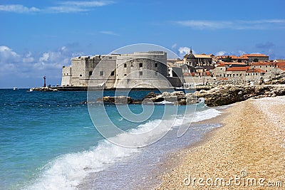 Beautiful view of Dubrovnik Stock Photo