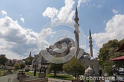 Galata Tower suleiman Mosque in istanbul Editorial Stock Photo