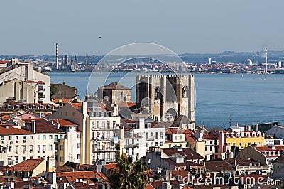 Beautiful view of Lisbon Stock Photo