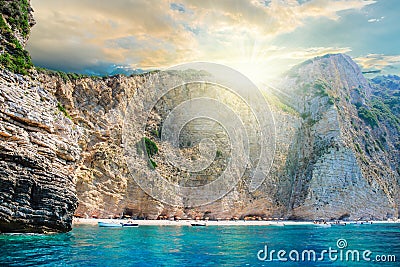 Agiofili beach Lefkada Greece Stock Photo