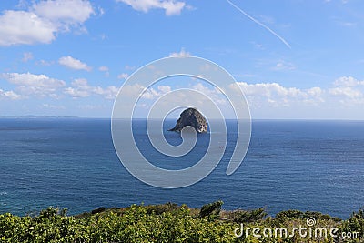 Le Diamant Panoramic View Martinique Island French West Indies Stock Photo