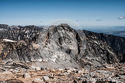 The beautiful Bitterroot Mountains of Montana. Stock Photo