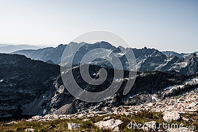 The beautiful Bitterroot Mountains of Montana. Stock Photo