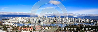 Beautiful view of Vancouver, BC British Columbia, Canada. Panorama, landscape Stock Photo