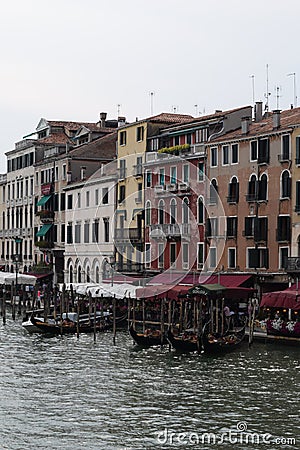 Beautiful view Venezia canal Italy Europe Stock Photo