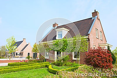 Beautiful villa Stock Photo