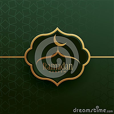 Beautiful vintage ramadan kareem background Vector Illustration