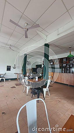 Beautiful Vintage Restaurant in Timor Leste Editorial Stock Photo