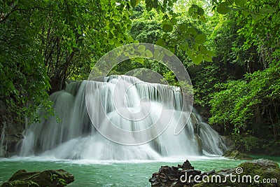 Beautiful Waterfall in Thailand Stock Photo