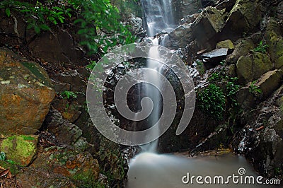 Beautiful waterfalls Stock Photo