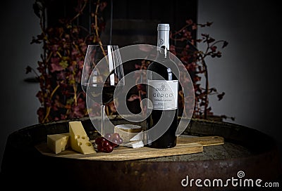 The beautiful wine Editorial Stock Photo