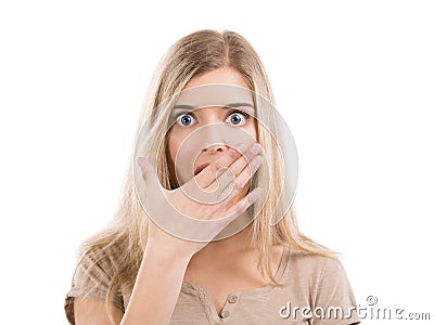 https://thumbs.dreamstime.com/x/beautiful-woman-astonished-expression-blonde-something-her-hand-front-mouth-isolated-over-white-background-33117172.jpg