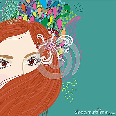 https://thumbs.dreamstime.com/x/beautiful-woman-cartoon-flowers-17597942.jpg