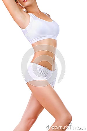 Beautiful Woman. Perfect Body Stock Photo