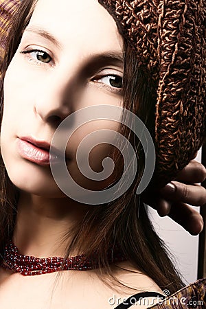 Beautiful woman portrait Stock Photo