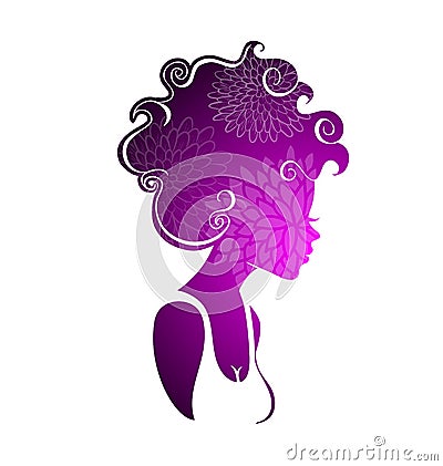 Beautiful woman Vector Illustration