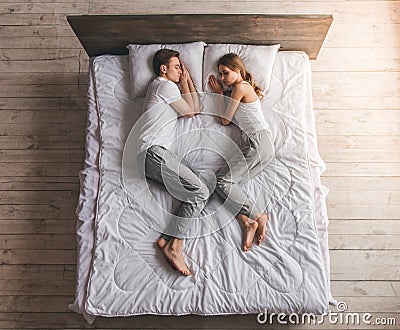 Beautiful young couple Stock Photo