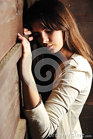 Beautiful young fashion female Stock Photo