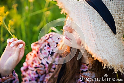 Beautiful young girl Stock Photo