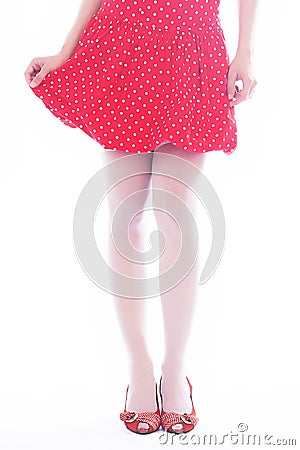 Beautiful young legs Stock Photo