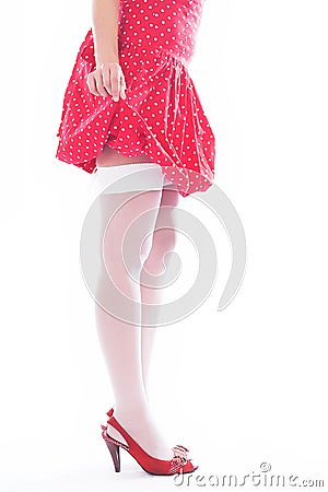 Beautiful young legs Stock Photo