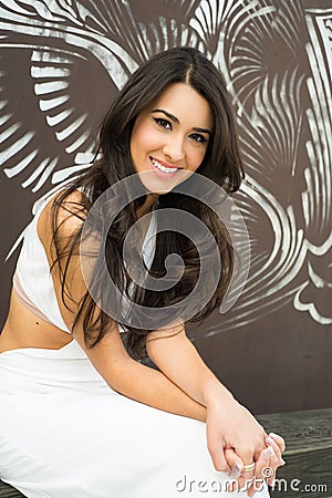 Beautiful young woman Editorial Stock Photo