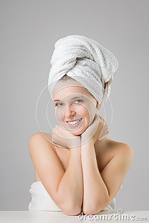 https://thumbs.dreamstime.com/x/beautiful-young-woman-wearing-white-towel-her-head-portrait-34923892.jpg