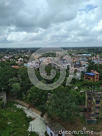 The beautifull child s are playing in india Stock Photo