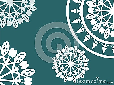 Beautifull circle motif art Stock Photo