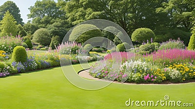 beautifull garden earia Stock Photo