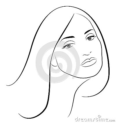 Beautifull Woman Portrait Stock Photo