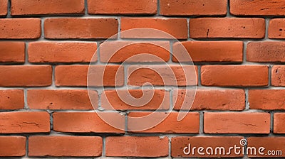 Beautifully executed brick wall background. Generative AI Stock Photo