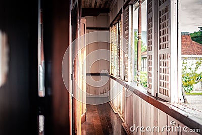 Las Casas FIlipinas de Acuzar Stock Photo