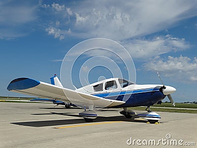 Beautifully restored antique PT17 Boeing Stearman. Editorial Stock Photo