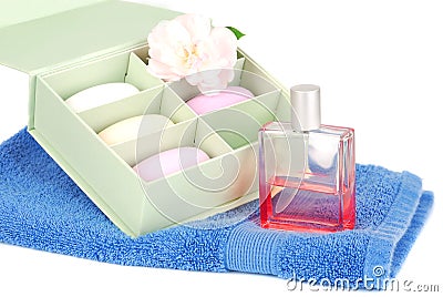 Beauty accessories Stock Photo