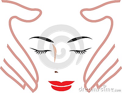 Beauty care Vector Illustration