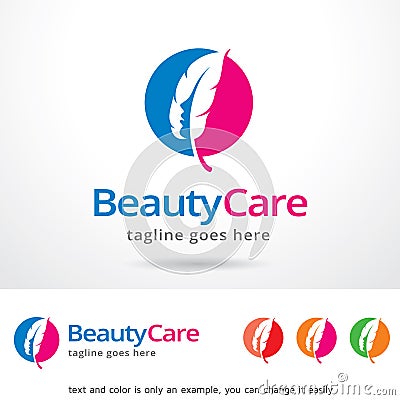 Beauty Care Logo Template Design Vector Vector Illustration