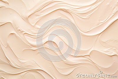 Beauty cosmetic cream texture. Face creme, body lotion surface closeup Stock Photo