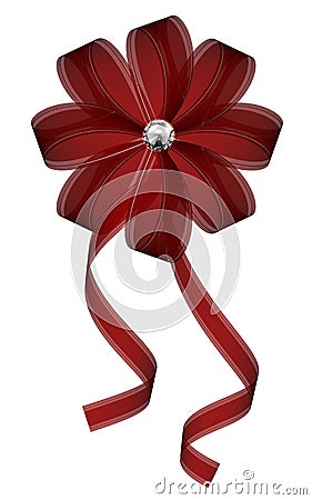 Beauty decoration bow Stock Photo