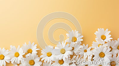 beauty flora flower background minimalist Cartoon Illustration