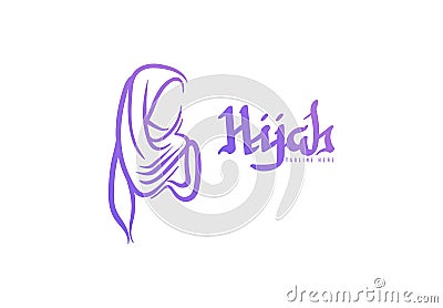 hijab 2 Vector Illustration