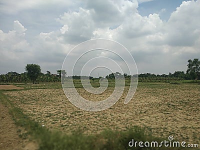 THE BEAUTY OF INDIAN VILLAGE FIELD Stock Photo