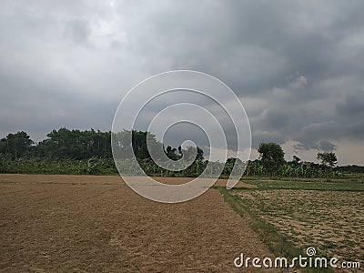 The beauty of indian village Stock Photo