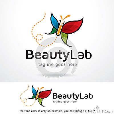 Beauty Lab Logo Template Design Vector Vector Illustration