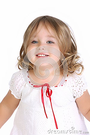 Beauty a little girl Stock Photo