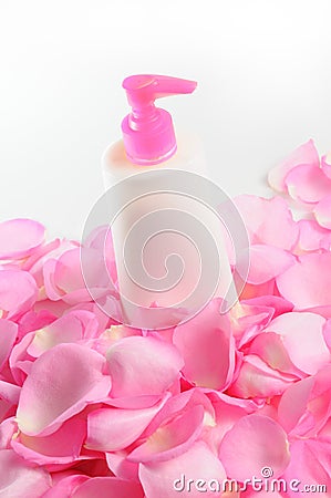 Beauty lotion Stock Photo