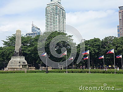 The beauty of Luneta Park, Manila, Philippines Stock Photo