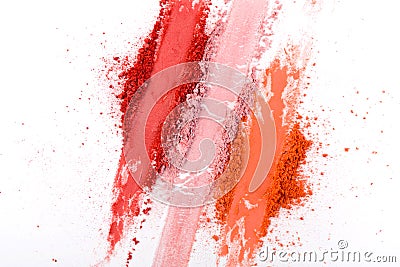 Beauty, makeup cosmetics, blush splash palette Stock Photo