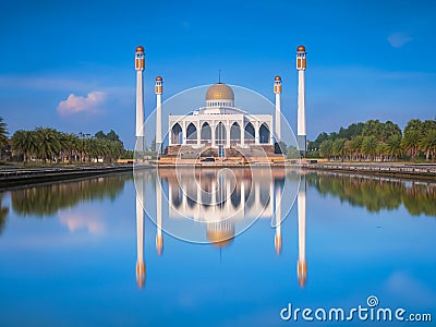 The beauty of mosques in the southern provinces of Thailand Stock Photo